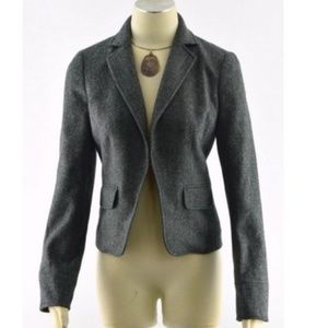 J. Crew Blazer ECOLE Herringbone 100% Wool